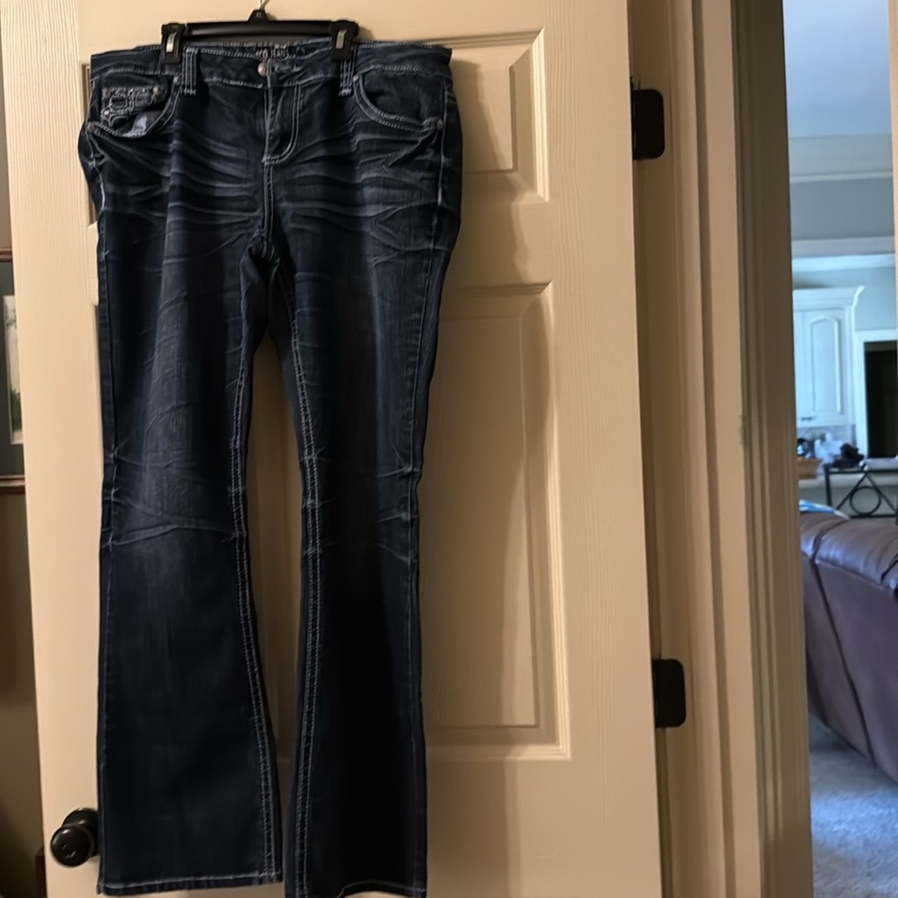 ZCO Jeans Women's High Rise Indigo Denim - Picture 2 of 4